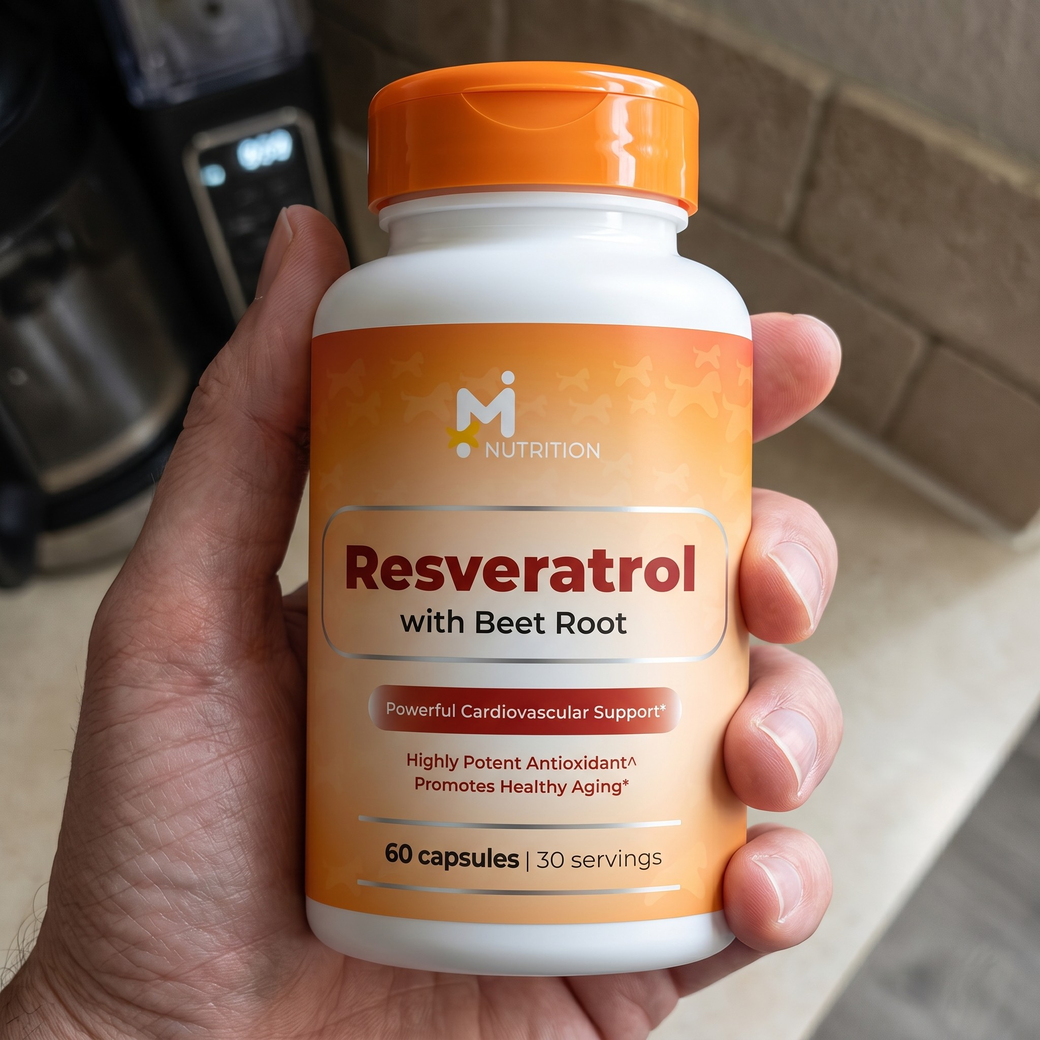 Customer photo with M Nutrition Resveratrol